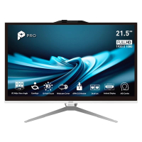 MSI Pro AP222T-606XEU i3-14100 8 512 Sem Sistema Operativo (Teclado Espanhol) 21.5"Blan