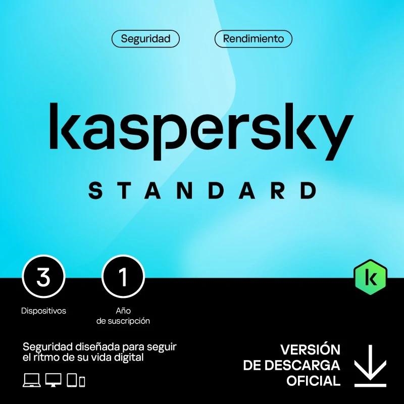 Kaspersky Standard 3L/1 Ano ESD