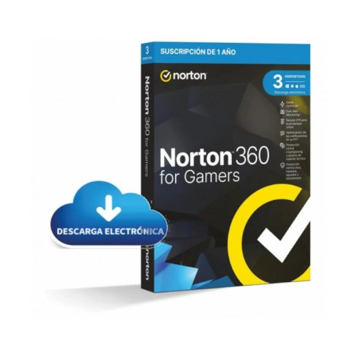 Norton 360 FOR GAMERS 50GB ES 1U 3L/1 Ano ESD