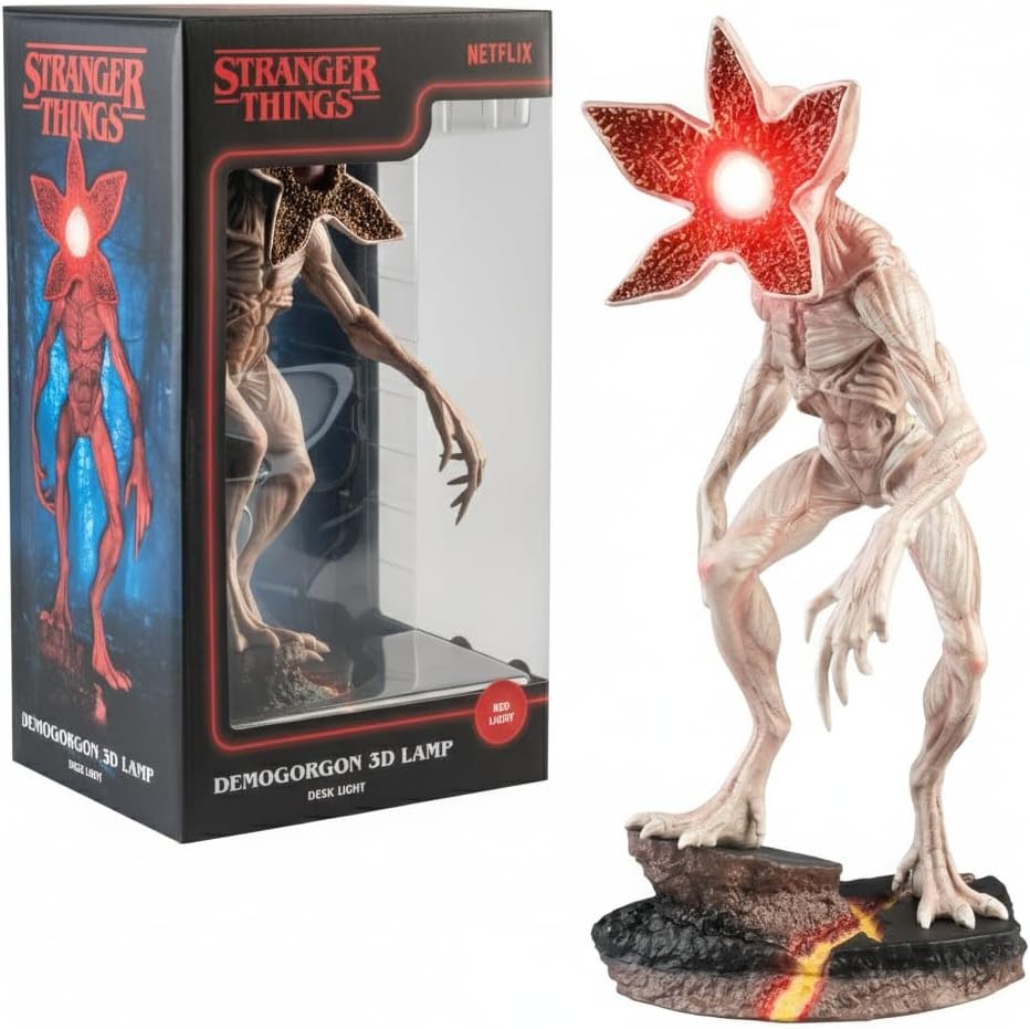 Candeeiro 3D LED - Stranger Things:Demogorgon
