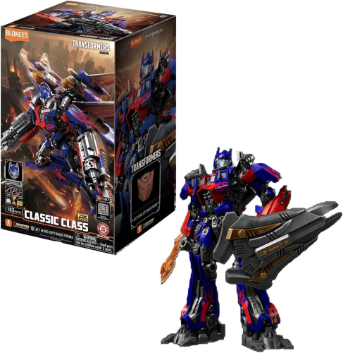 Figura Blokees Classic Class Transformers 21:Jet Wing Optimus Prime (Light-Up Eyes)