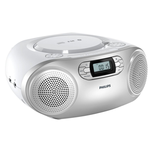 PHILIPS LEITOR AUDIO REPRODUCTOR CDS RADIO SILVER TAZ2000S/10