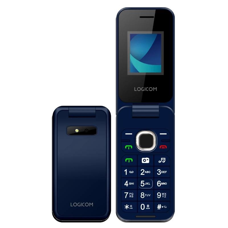 Logicom Fleep 460 Telemóvel Básico 4G 1.77"DS BT Azul