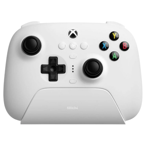 Gamepad 8BitDo Ultimate 3 Bluetooth/2.4G/Cabo com Adaptador + Base de Carregamento Branco - Controlador para Xbox/Smartphone/PC