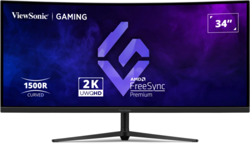 MONITOR GAMING VIEWSONIC 34"21:9,3440 x 1440,VA,1500R,Curved,180Hz,1ms MPRT