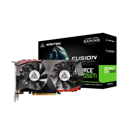 ARTEK VGA GTX 1050 TI 4GB GDDR5 128BIT CUDA 768 HDMI DP DVI