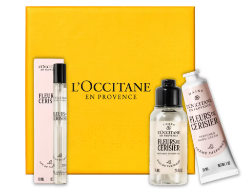 Set L'occitane Fleurs De Cetisier Routine