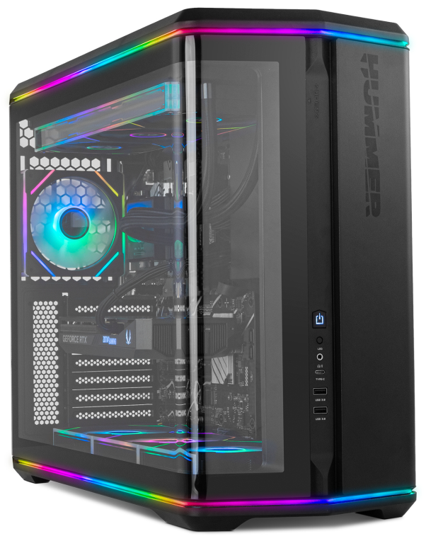 NOX Semitorre ATX Hummer Anvil Cristal Curv Preto