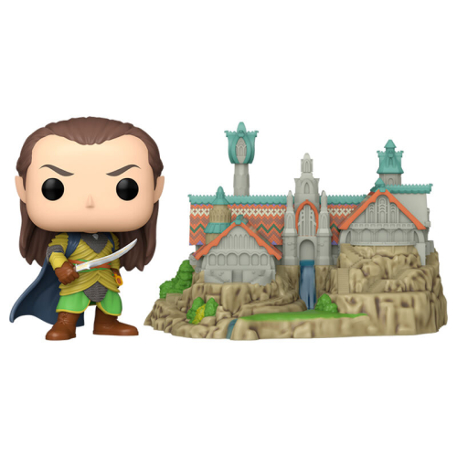 Figura Funko POP! Town:The Lord of the Rings - Elron with Rivendell 1747