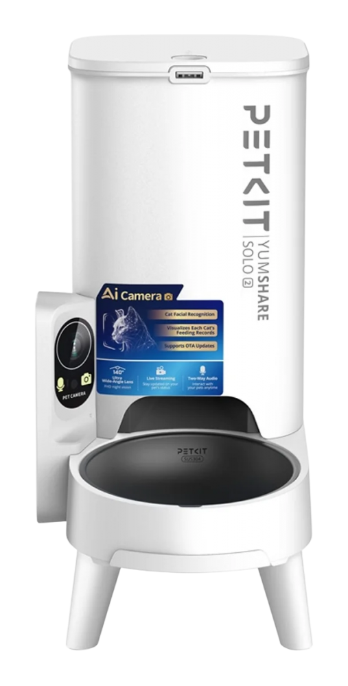 Petkit Yumshare Solo 2 de 3L com Wi-Fi,10 refeições/dia - Branco