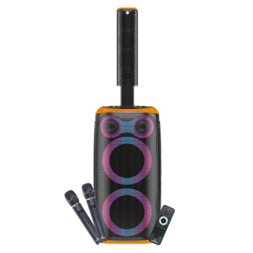 Coolsound Blast Pump 2.1 Coluna Karaoke - 2x 6.5"- 80W RMS - 5 Tweeters - Iluminação RGB