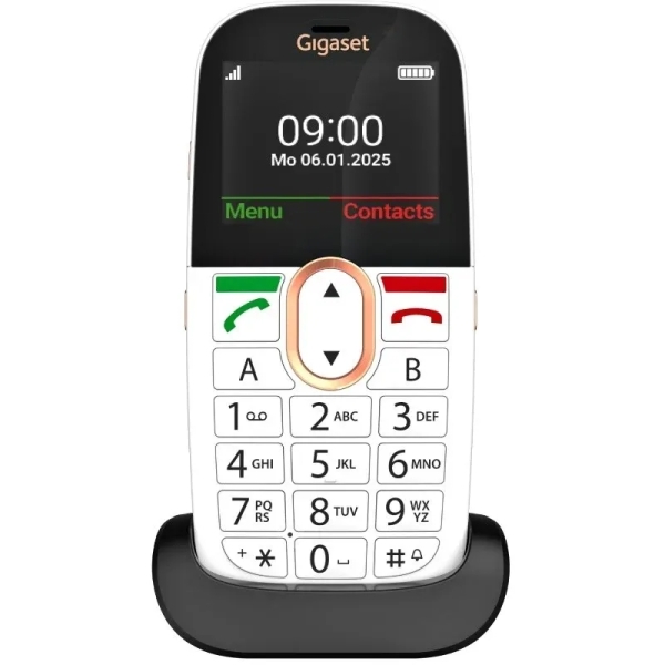 Gigaset Telemóvel Senior GL695 4G 2.31"Branco + Base