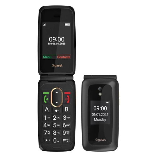 Gigaset Móvil Senior GL795 4G 2.31"Negro + Base