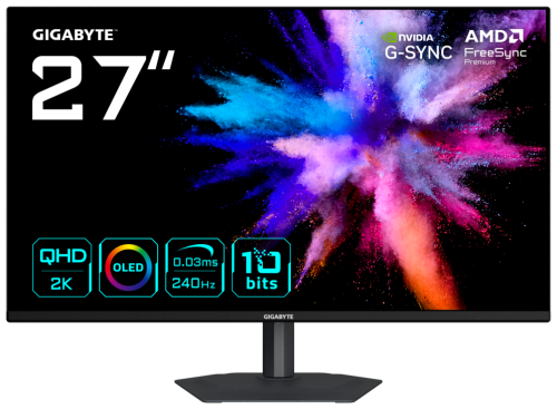 MONITOR GIGABYTE 27"WOLED GO27Q24A QHD 240HZ FREESYNC