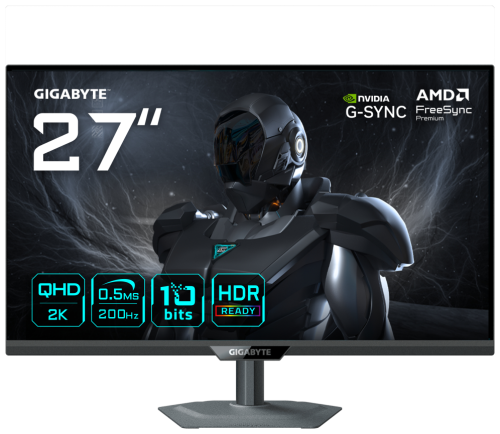 MONITOR GIGABYTE 27"G27Q20 QHD IPS 210HZ FREESYNC