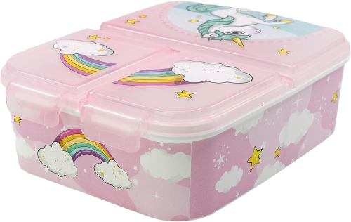 Lancheira Multi Compartimentos - Unicorn Rainbow