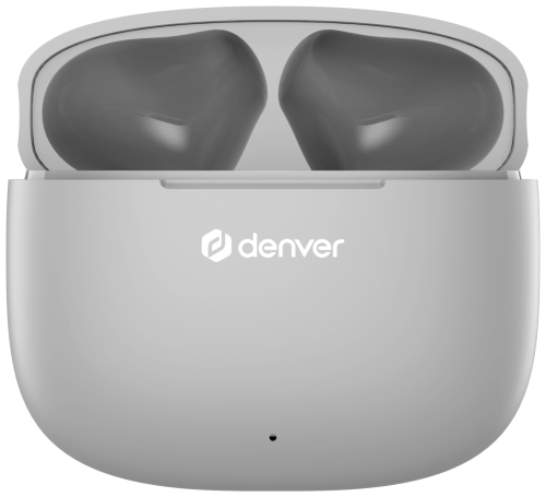 Denver TWE-48GR Auscultadores Bluetooth 5.3 Cinza