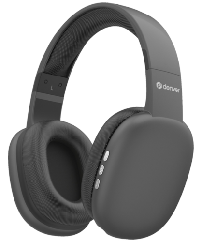 Auscultadores Bluetooth Denver Sem Fio | Cinzento