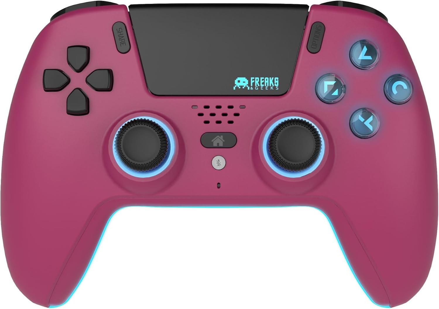 Comando Bluetooth LED PS5 Freaks &Geeks - Cherry Red
