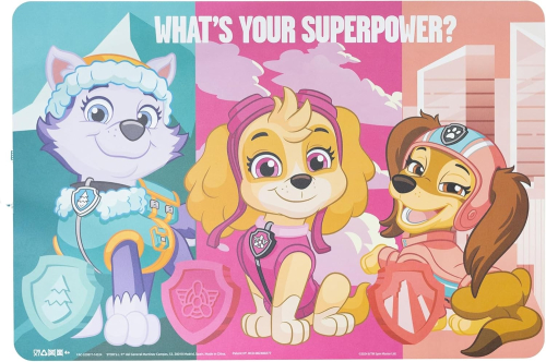 Placemat – Paw Patrol Superpowers
