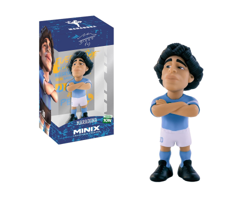 Minix - Football Stars 10N - Figura PVC 12 cm - Maradona Napoli