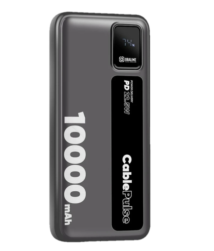 OBAL:ME CablePulse Powerbank 10000mAh 22,5W Preto