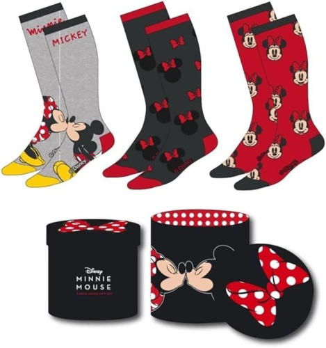 Pack de 3 Pares de Meias Disney Minnie Mouse (Tamanho 36-43)