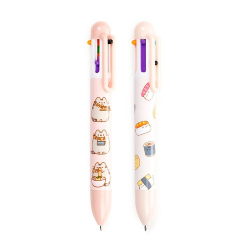 Caneta Multicor:Pusheen The Cat - Sushi Club (6 Cores) (Sortido)