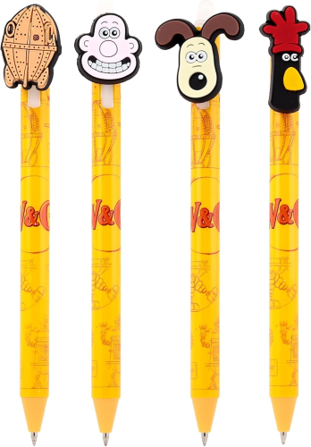 Caneta Apagável Incredible com Topo:Wallace &Gromit (Sortido)
