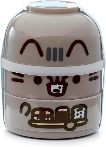 Lancheira Bento Redonda:Pusheen