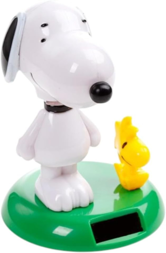 Figura Solar Puckator:Peanuts - Snoopy &Woodstock Faces
