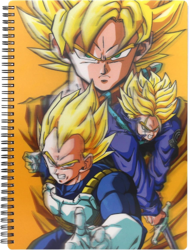 Caderno Dragon Ball - Saiyans (Efeito 3D,30 x 21 cm) (SD Toys)