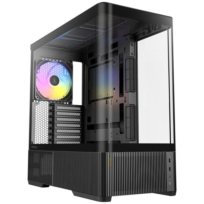 Caixa ATX Antec Constellation C6 Curve ARGB - 3 Ventoinhas ARGB - Preto