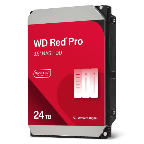 Disco Duro Western Digital Red Pro WD240KFGX 24TB 3.5"SATA 6Gb/s 7200 rpm Cache 512 MB