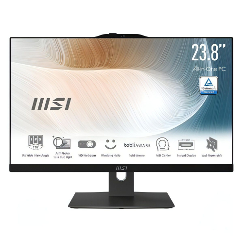 Computador All in One MSI AM242P-1241ES 24"Intel Core i7-1255U 16GB 512GB Sem S.O.
