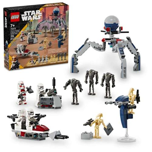 LEGO Star Wars(TM) Pacote de Combate Clone Trooper(TM) e Battle Droid(TM) - 75372