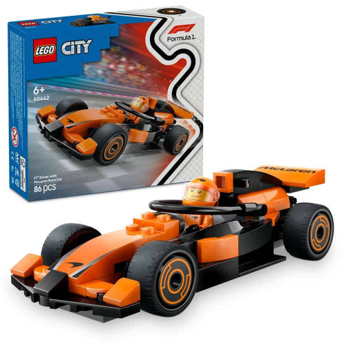 LEGO City Piloto de F1 com Carro de Corrida McLaren - 60442