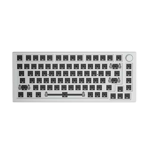 Barebone Glorious GMMK Pro 75% Branco Gelo