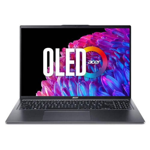 Portátil Acer Swift Go 16 SFG16-72 16"OLED 3200 x 2000 (WQXGA+) Intel Core Ultra 7 - 155U 16Gb 1Tb Intel Graphics Design de dobradiças de 180 graus