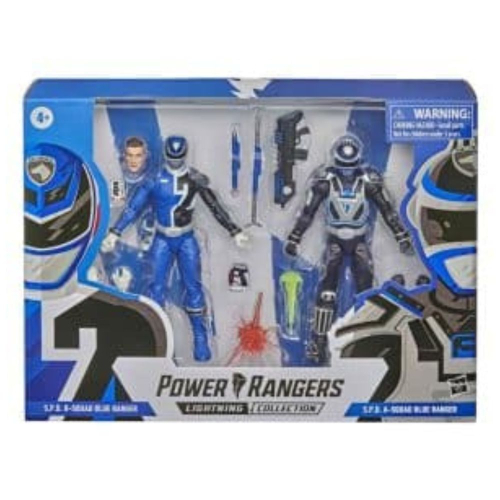 Pack 2 Figura Hasbro Blue Ranger A and Blue Ranger B - Power Rangers