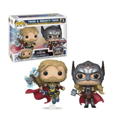 Funko Pop! Thor &Mighty Thor - Marvel Thor &Mighty Thor Pack 2