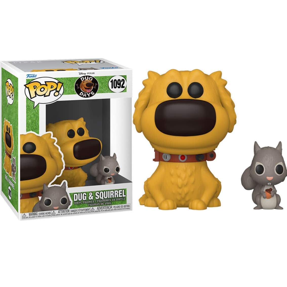 Funko Pop! Dug &Squirrel - Disney Up Dug Days