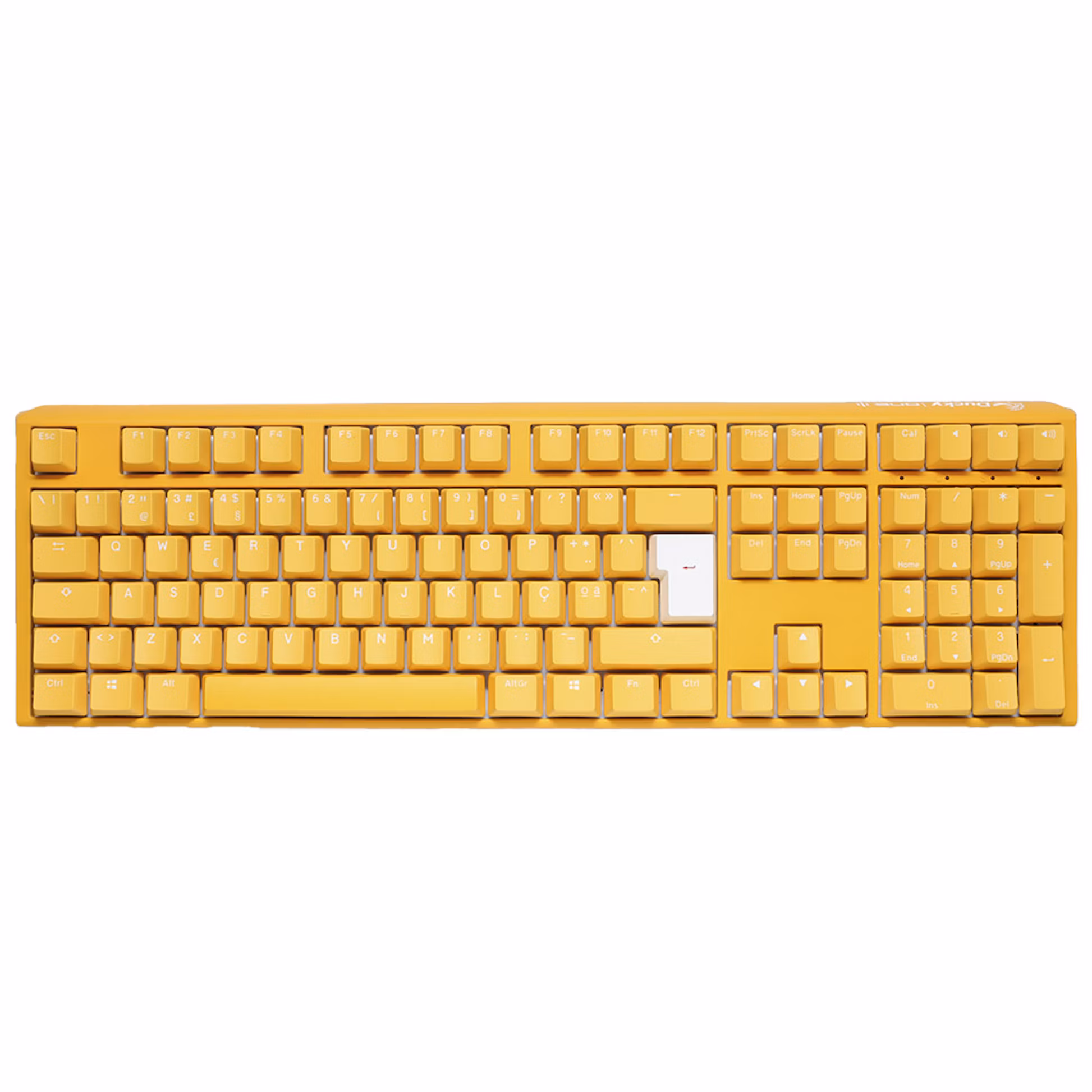 Conjunto de 109 Teclas + 10 Extra Ducky PBT Doubleshot Yell