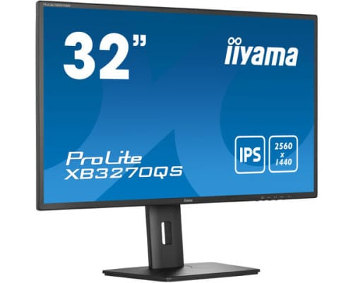 MONITOR IIYAMA ProLite XB3270QS-B5 31.5"IPS 2560 x 1440 WQHD Pivot Preto