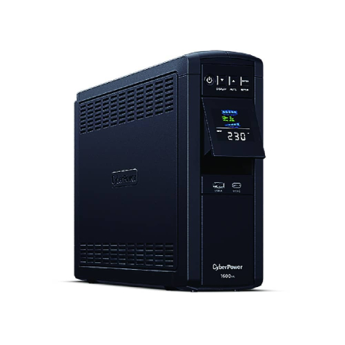 UPS Cyberpower CP1600EPFCLCD 1600VA/1000W 6 Saidas PFC Ativo LCD Formato Torre