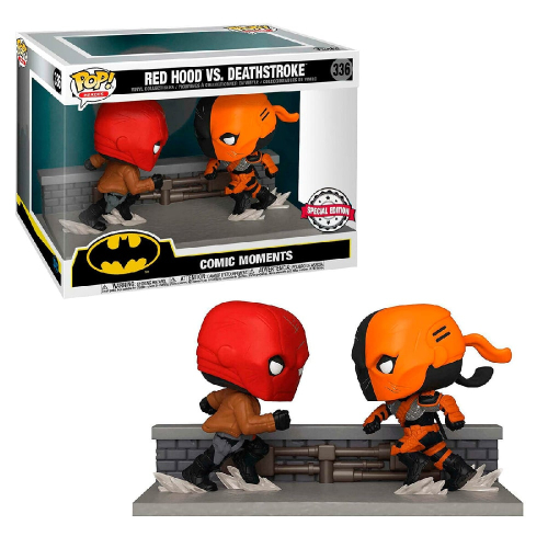 Funko Pop! Red Hood Vs Deathstroke - Comic Moments