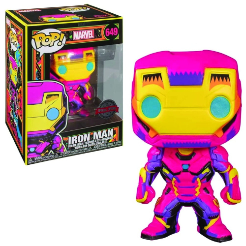 Funko Pop! Iron Man - Marvel Black Light