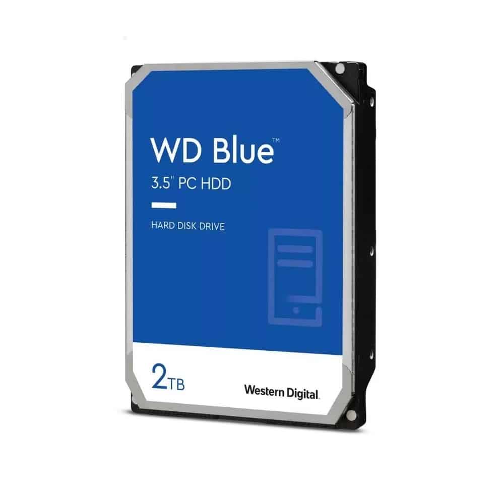 Disco HDD Western Digital WD Blue PC Desktop 2TB 3.5"Sata III 256MB