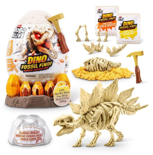 Robo Alive Fossil Find Amber Adventure Série 1