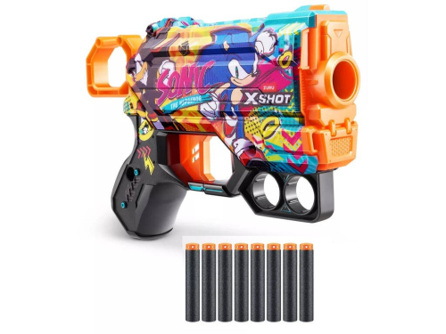 X-Shot Skins Menace Sonic (8 Dardos)